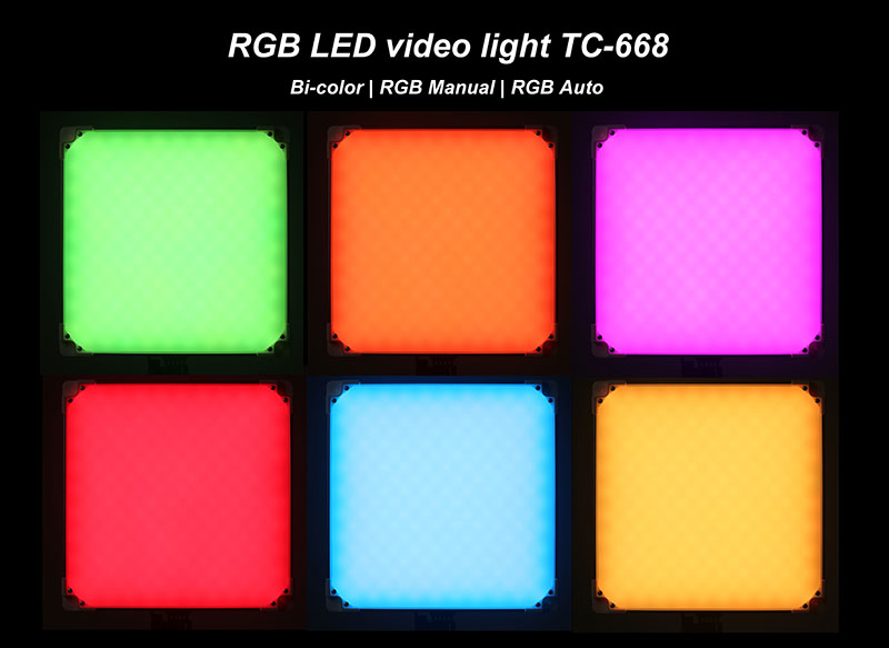 (RGB(NP-TC668-A LED Video Light)Technical Specification