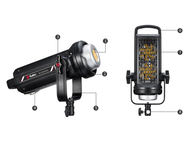 (NP-D300L 300W LED Photography Fill Light)Technical Specification