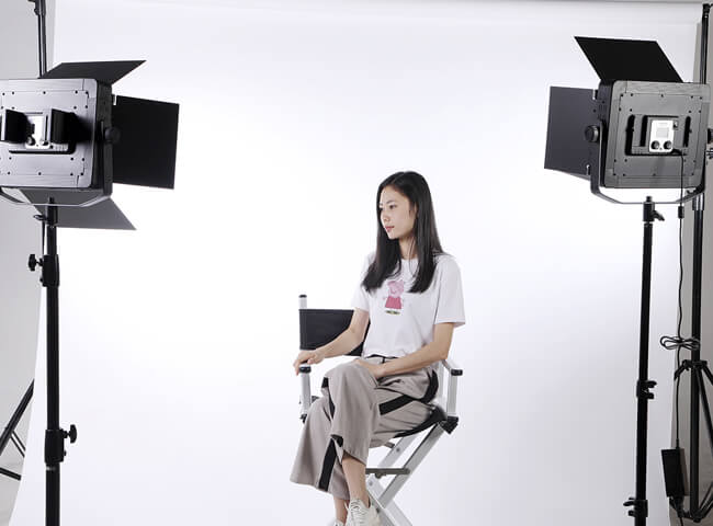 bicolor led video photography light (7)